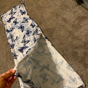 Strapless Butterfly Dress